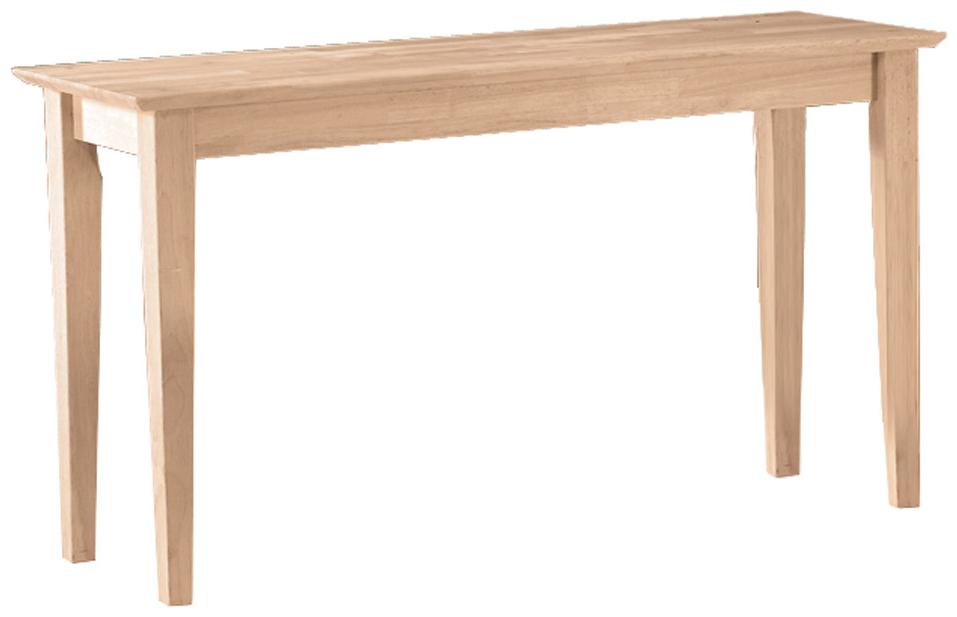 Shaker store sofa table